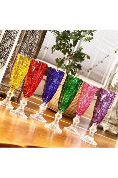 GaleriaHome Kahve Yanı Bardağı 6 Renk 6 Lı Gl0277