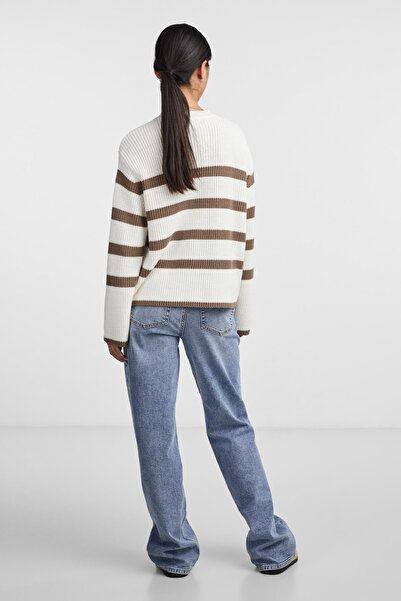 PIECES Ls O-Neck Knıt Noos