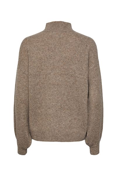 PIECES PCJANICIA LS T-NECK KNIT BC