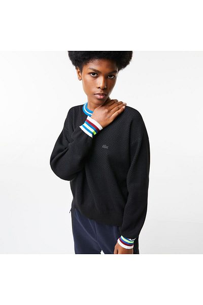 Lacoste NOIR/DANUBE Pullover für Damen/Mädchen