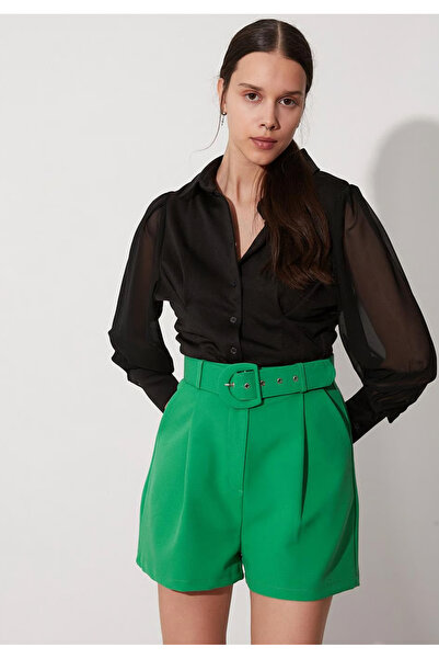 zeopodyum Palazo Şort Kemerli