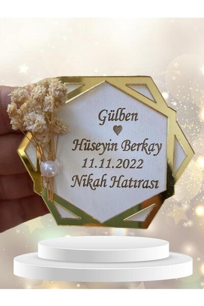 BASKILI HEDİYE TOZUM Söz Nişan Hediyelik 30 adet