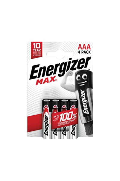 Energizer ENERGİZER MAX ALKALİN AAA İNCE KALEM PİL 4LÜ (CHP4)
