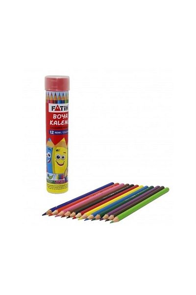 Fatih Dry Color 12 Colors Metal Boxed (with Calemtraş Gift)