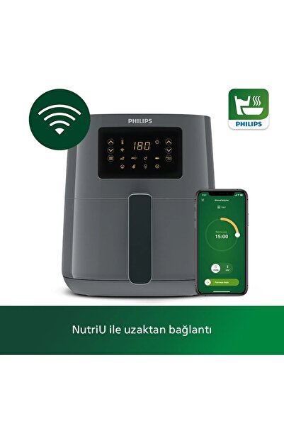 Philips 5000 Serisi Uzaktan Bağlantılı 7 Ön Ayarlı Dokunmatik Ekranlı Airfryer