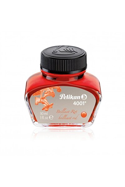 Pelikan 4001 Kırmızı Dolma Kalem Mürekkebi (30 ML)