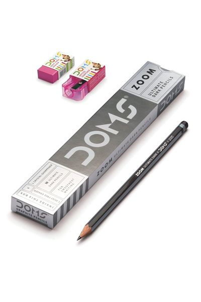 Bigpoint Doms Zoom 3b Pencil Set (WITH ERASER AND PENCILER GIFT)
