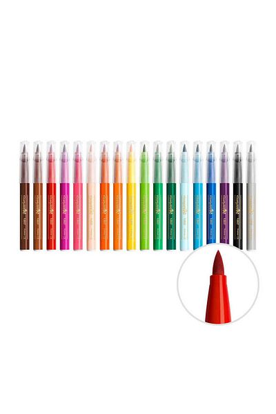 Bic Box of 18 - Paint Pen with Brush Tip and Felt