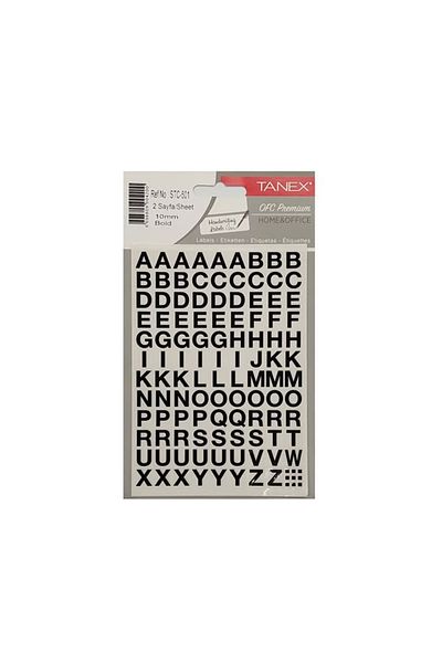 Tanex Stc-501 Letter Tag 10mm 2 Bag