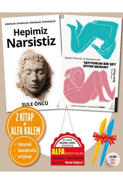 Destek Yayınları Hepimiz Narsistiz + Yatıyorum Bir Şey Diyor musun? / Şule Ön...