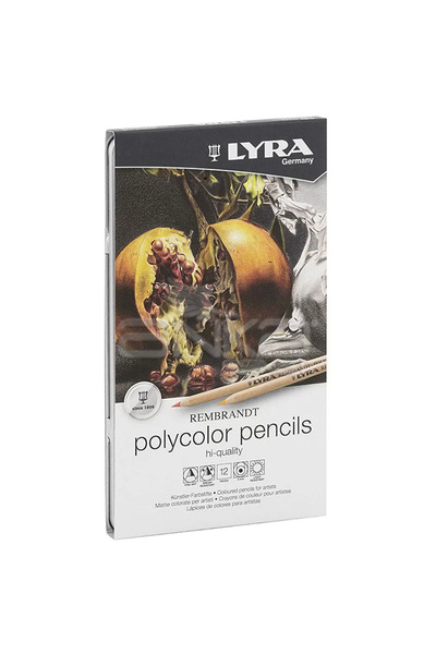 LYRA Rembrandt Polycolor Dry Crayons Set of 12