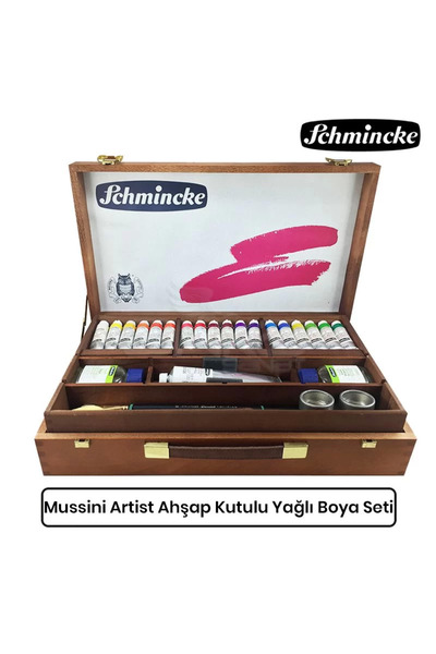 Schmincke Mussini Artist Ahşap Kutulu Yağlı Boya Seti 70 430