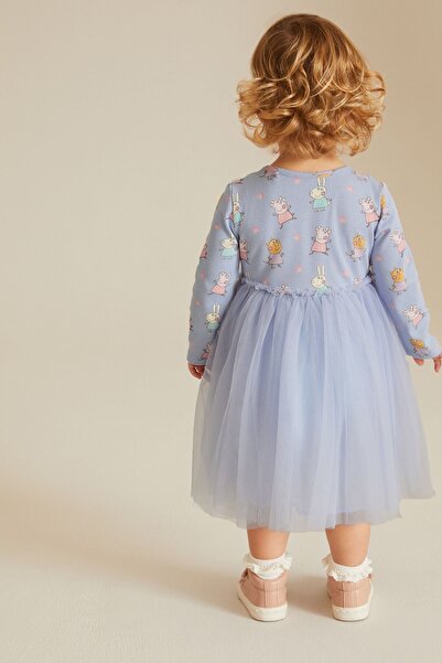 Next Baby Pamuklu Peppa Ping Tütülü Elbise