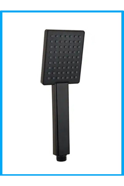 ellante Kare Duş Başlığı Mat Siyah Siyah Kare Duş Başlığı