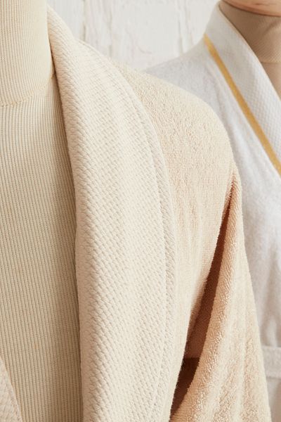 Karaca Home Glory Lurex Οικογενειακό Σετ Μπάνιου 9 τεμαχίων Χρυσό-Μπεζ