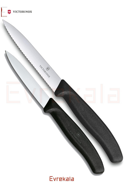 Victorinox Evrekala Shop Bıçak Seti Victorinox Black Knife Set -Yetkili Evrek...