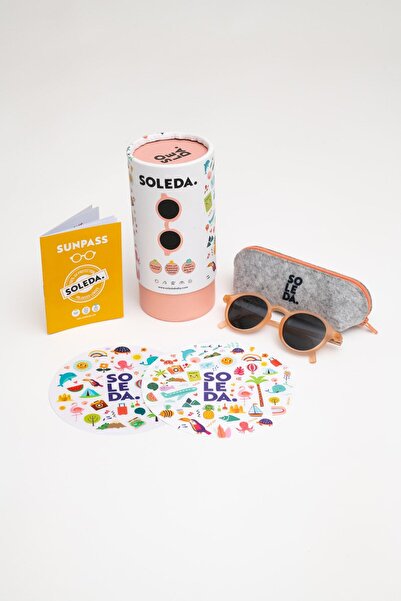 SOLEDA 3-6 Years Old Children's Sunglasses Blush