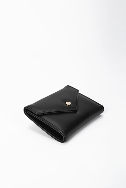 minebag Matte Envelope Lui ZC114 Women's Wallet Black