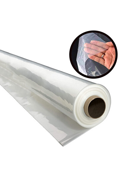 ALETÇANTAM Naylon Branda 10mt² (En:5mt x Boy:2mt) Şeffaf Eşya Sera Örtüsü 140mic