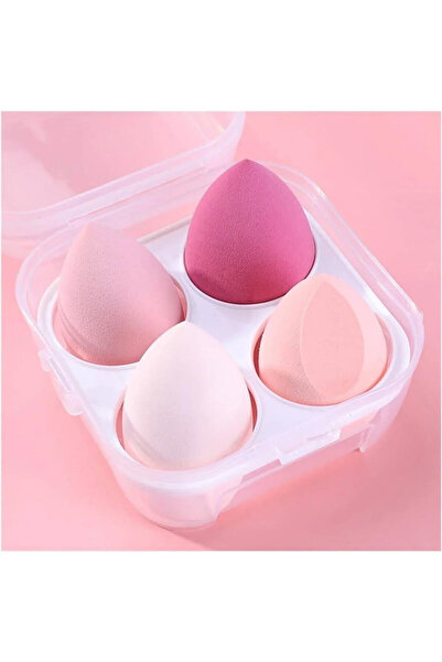 kozmokalite 4'lü Kutulu Makyaj Süngeri Pembe