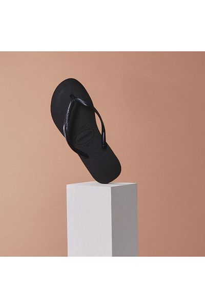 Havaianas Slim Black Women's Slippers 0090