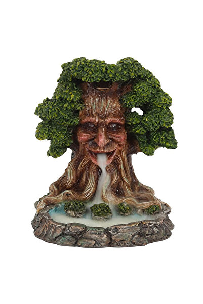 Hediye Mevsimi Elder Ember Green Man Polyester Geri Akışlı Şelale Tütsülük