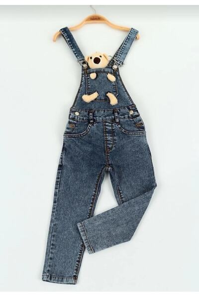 melosh Unisex Copii Teddy Bear Jean Salopet