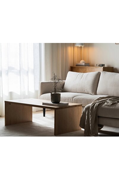 ERİZA Kipa, Naturel Ahşap Modern Yeni Nesil Orta Sehpa