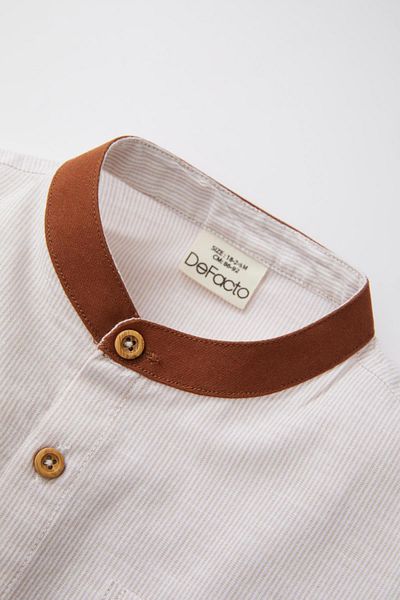 DeFacto Baby Boy Poplin Short Sleeve Shirt B8066a524sm