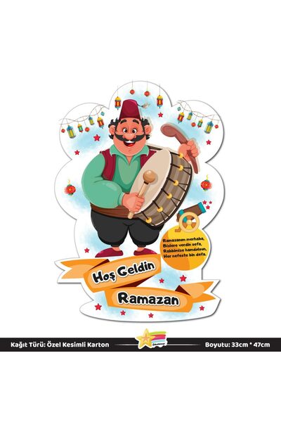 Etkinlikdenizi Özel Kesimli Davulcu Hoş Geldin Ramazan