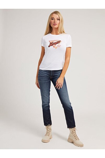 Guess Ss Cn Elsie Women's Slim Fit T-Shirt