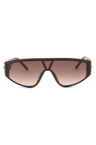 TomyHelf New Season Stylish Design Brown Frame Brown Glass Vintage Unisex Sunglasses