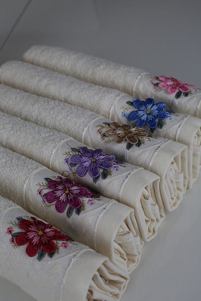 denizli hatırası 3D BRODAT CREMA 6 LI 30X50 prosop de bucatarie