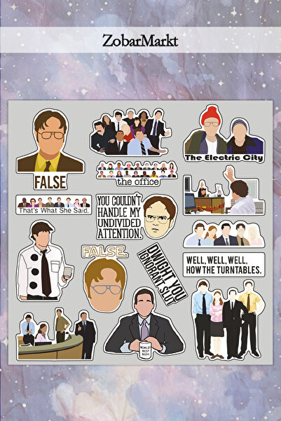 ZobarMarkt مجموعة ملصقات الكمبيوتر المحمول ذات طابع المكتب