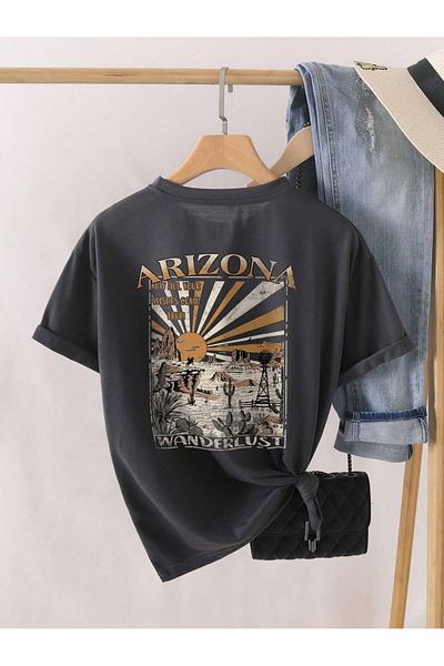 trendgar fume arizona Τυπωμένο unisex μπλουζάκι