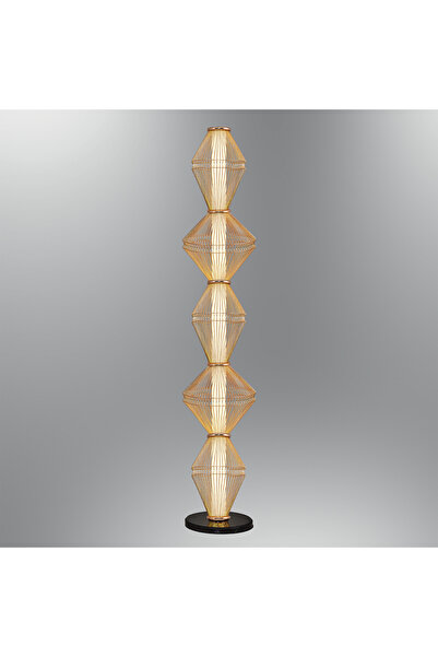 Özcan Aydınlatma 3224-L2-03 Trian Lambader Sarı