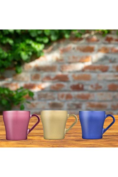 Paşabahçe Chroma Metallic Mug 3-Piece - 205 ML (96836)