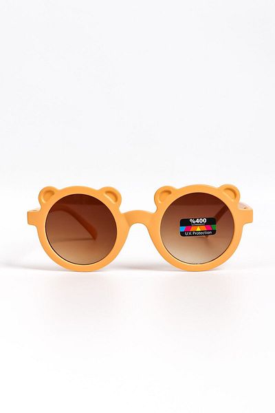 Della Pianto Sweet Children's Sunglasses with Teddy Bear Mustard