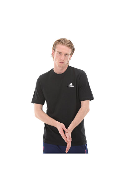 adidas adidas IC9282-E Ανδρικό μπλουζάκι μαύρο - M Sl Sj T