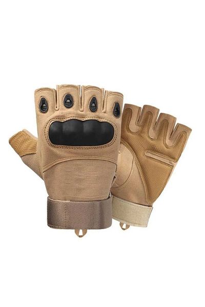 TAKTİK Τακτικά γάντια Desert Color Half Finger