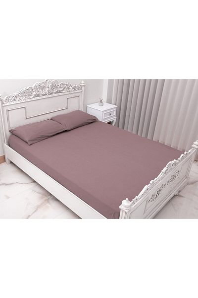 MEYHOME غطاء وسادة مطاطي من القطن 100% (ROSE)