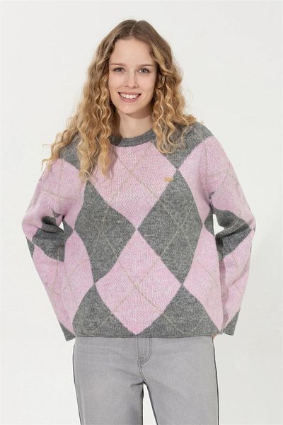 U.S. Polo Assn. Pulover de damă gri