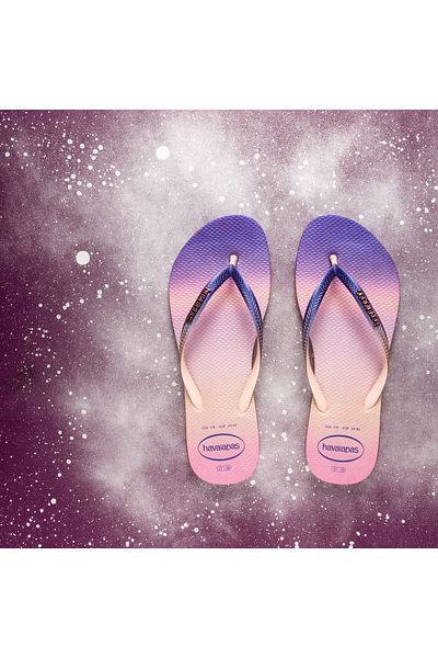 Havaianas Slim Gradient Sunset Ballet Rose Women's Slippers 0076