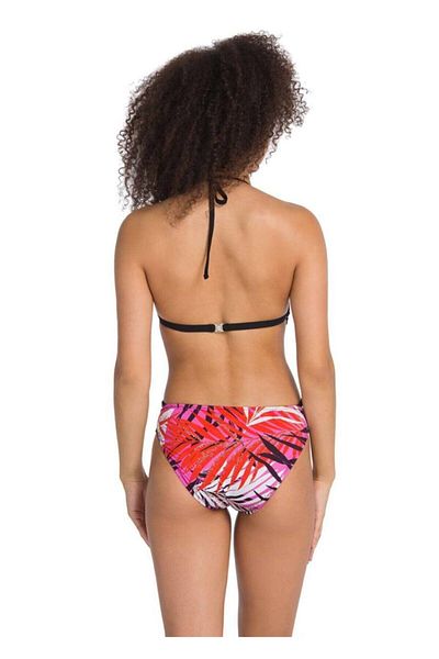 Dagi Black Neck Strap Leaf Patterned Mayo