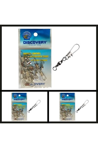 Uygunayakala Convenient-Catch 10 Pieces Dft Clip Swivels Black No:14-SWIVEL 151