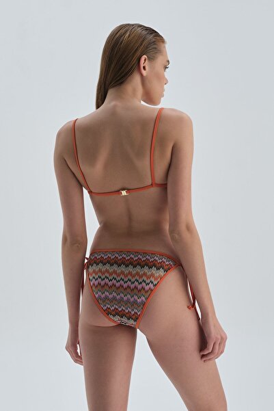 Dagi Kahve Spagetti Bikini Alt