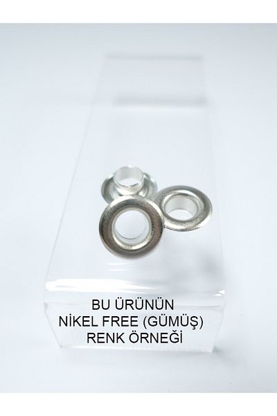 Klinkshop 31 Eyelet Hammer Application Apparatus and 7 Pieces 17 Mm Nickel Color Eyelet Kit - Stainless Brass