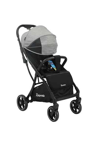 YOYKO Yeni Max Kabin Boy Tek Elle Otomatik Katlanan Pratik Bebek Arabası Siyah