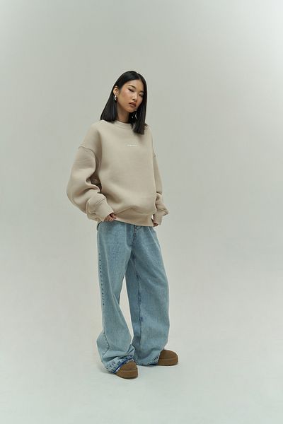 MAİ COLLECTİON Oversize mikina Princess Bone z kolekce Mai