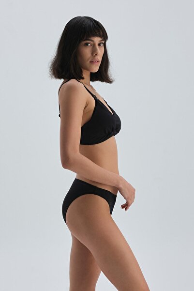 Dagi Schwarzes Still-Bikinioberteil